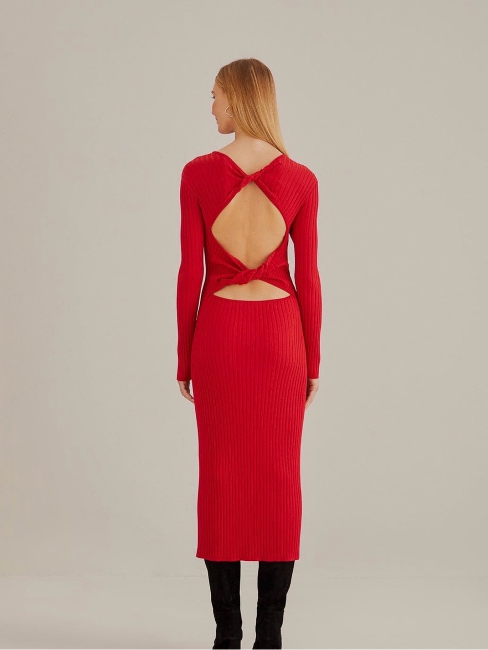 Farm Rio - Midi Red Dress - Picture 2 of 7